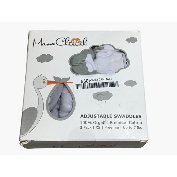 3 pack Mama Cheetah Baby Swaddle Sleep Sack Adjustable Preemie Wrap Light - Picture 8 of 10